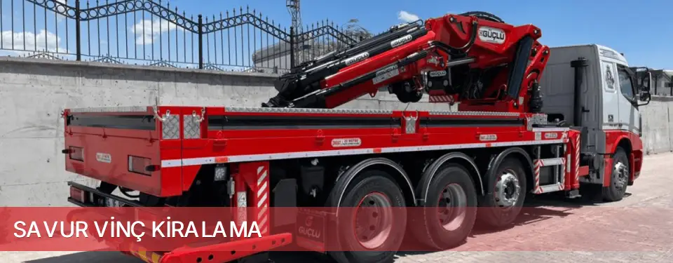 Savur İlçemi Vinç Kiralama